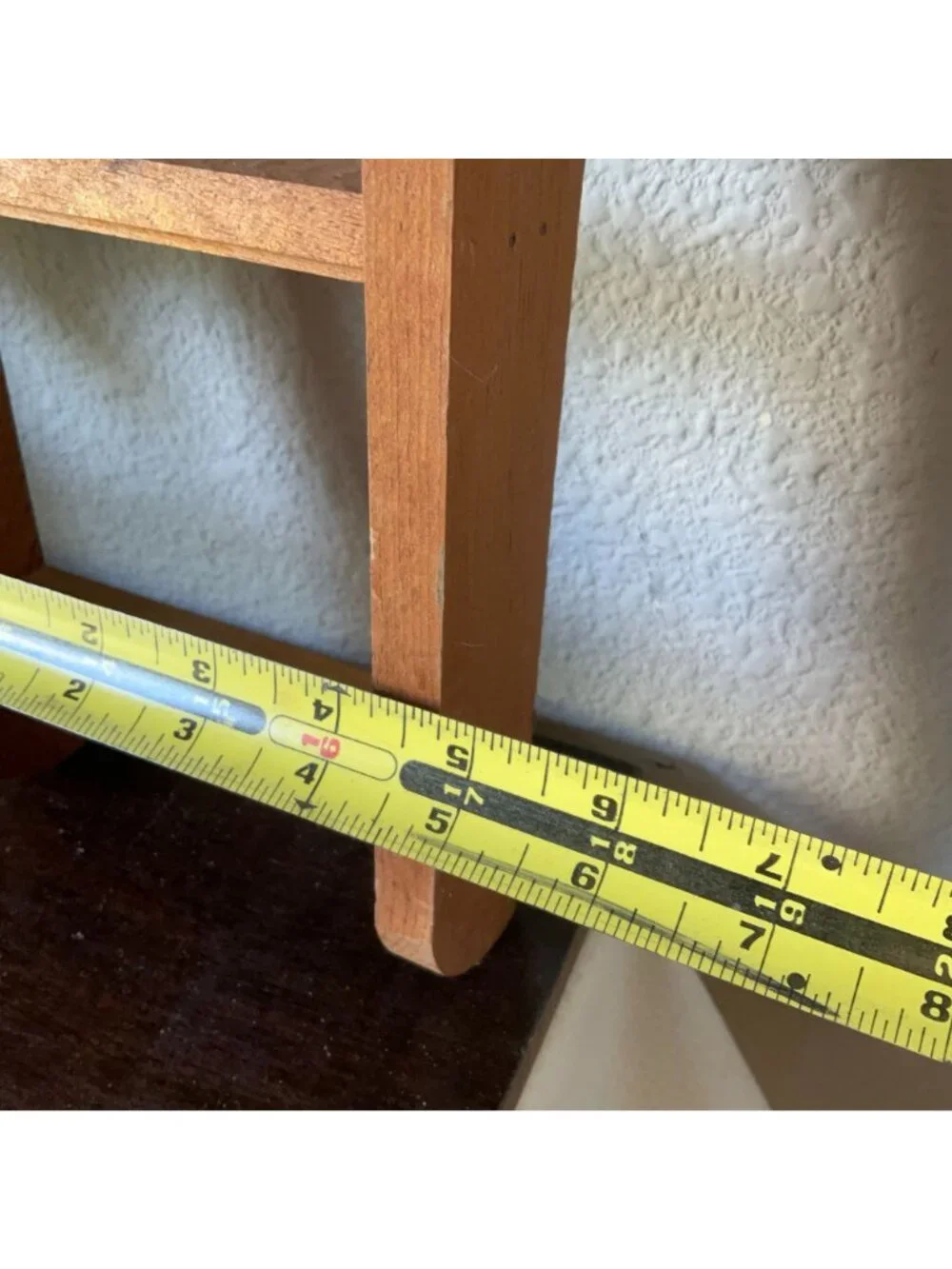 Wooden Wall Shelf With Bow Accent & 6 Compartments 17
